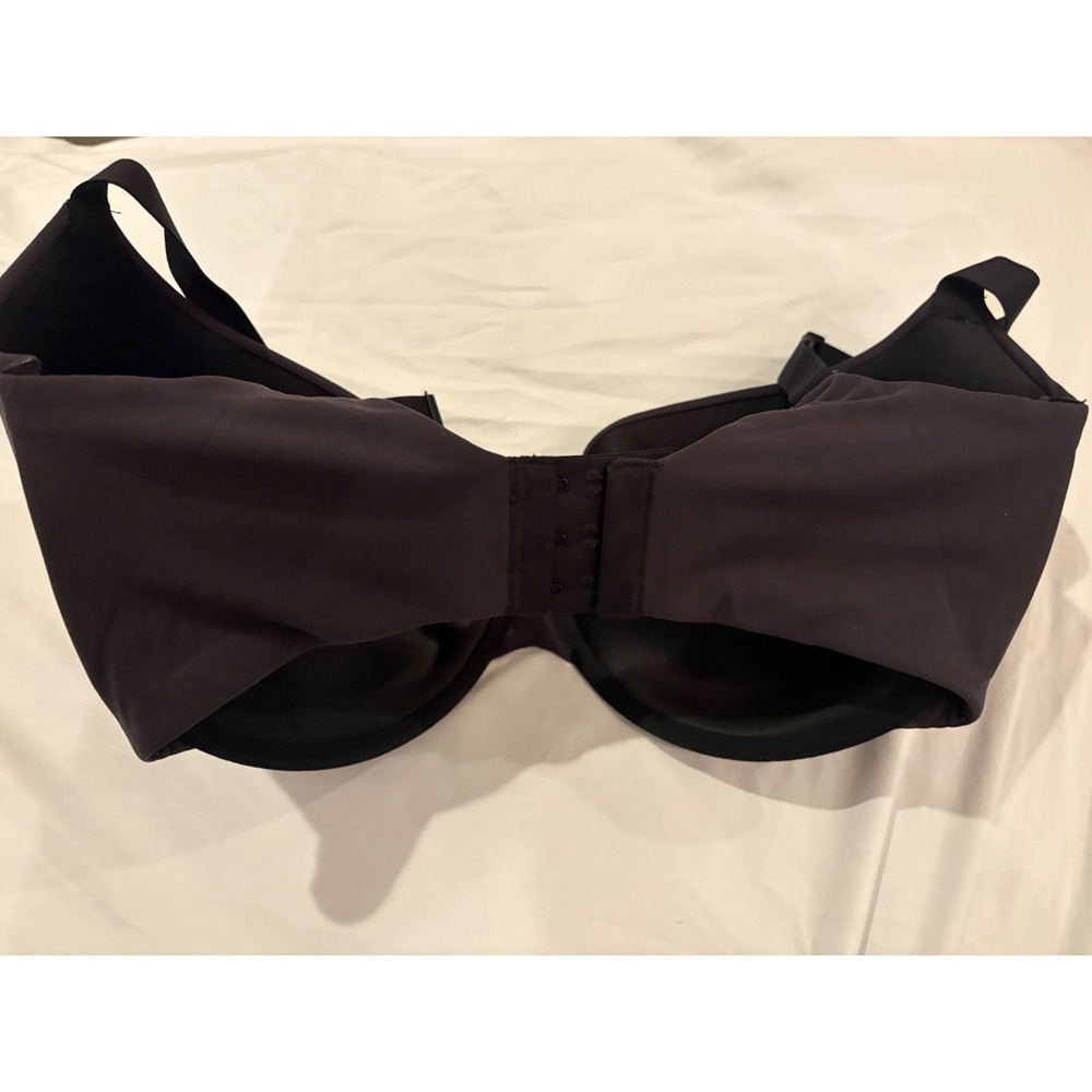 Skims Fits Everybody T-Shirt Bra Onyx Black Underwire 36H - Picture 2 of 4